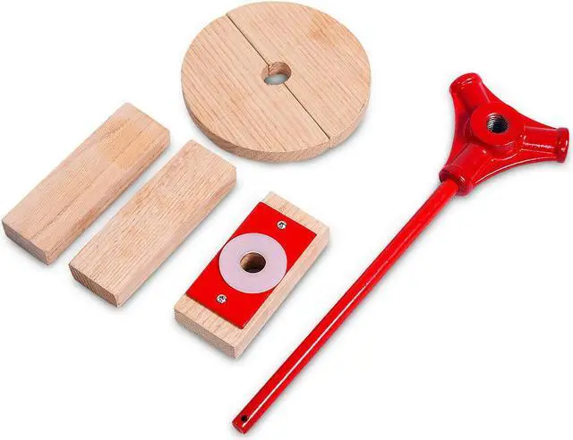 Alt view image 7 of 7 - Costway 1.6 Gallon Fruit Wine Press Cider Apple Grape Crusher Juice Maker Tool Wood