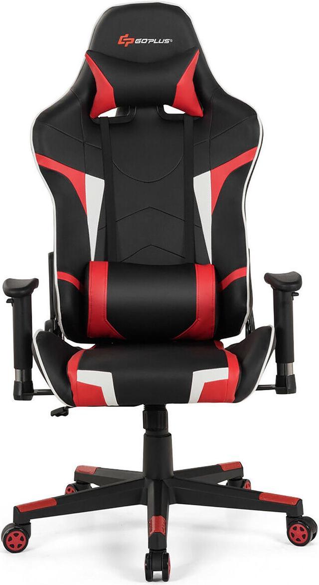 Office Massage Gaming Chair Reclining Racing Chair w/Lumbar