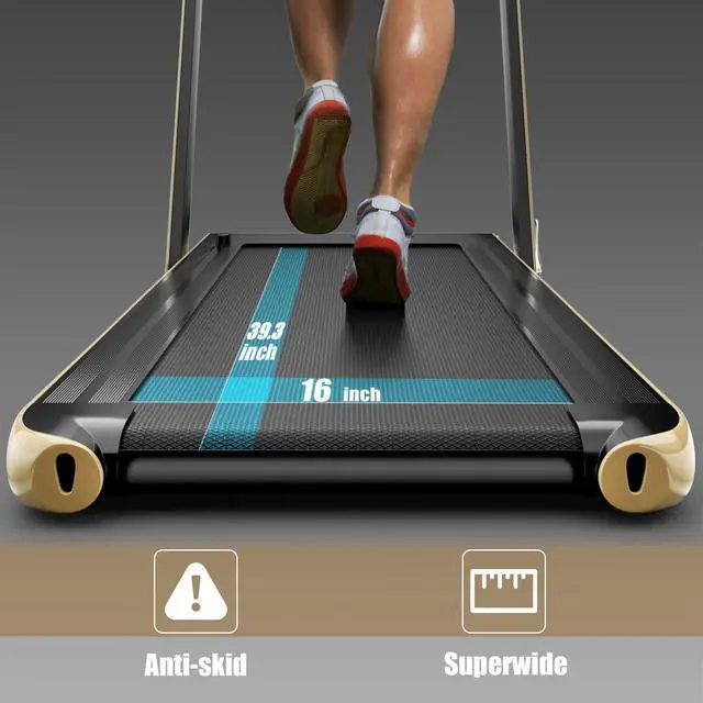 Alt view image 4 of 7 - 2.25HP 2 in 1 Treadmill W/APP Bluetooth Speaker Remote Control