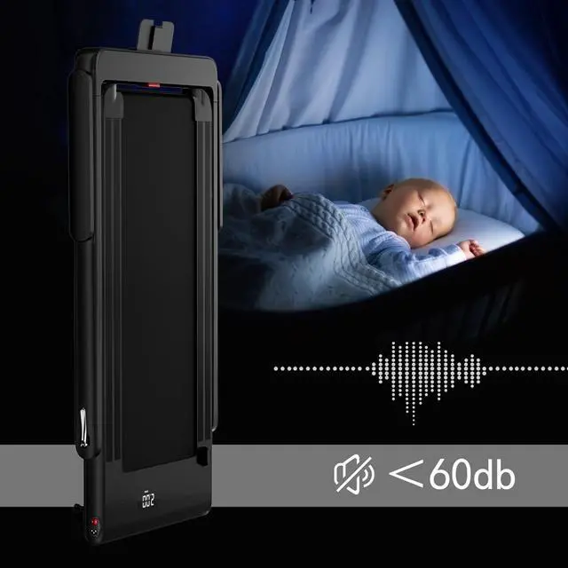 Alt view image 7 of 7 - 2.25HP 2 in 1 Treadmill Remote Control W/ APP Bluetooth Speaker