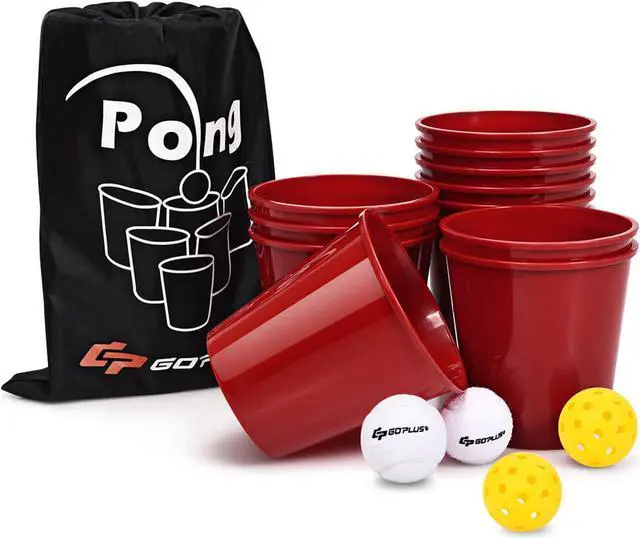 Main image of Costway Yard Pong Giant Pong Game Set Carry Bag Outdoor Backyard Game