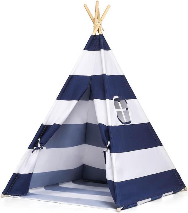 Main image of 5' Play Tent Teepee Children Playhouse Sleeping Dome Portable Carry Bag