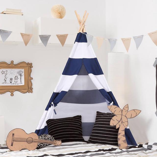 Alt view image 6 of 7 - 5' Play Tent Teepee Children Playhouse Sleeping Dome Portable Carry Bag