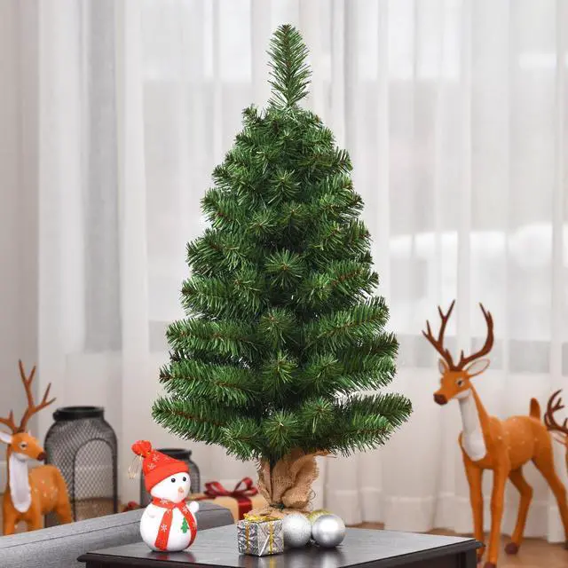 Main image of Costway 3Ft Artificial PVC Christmas Tree Tabletop Season Decoration