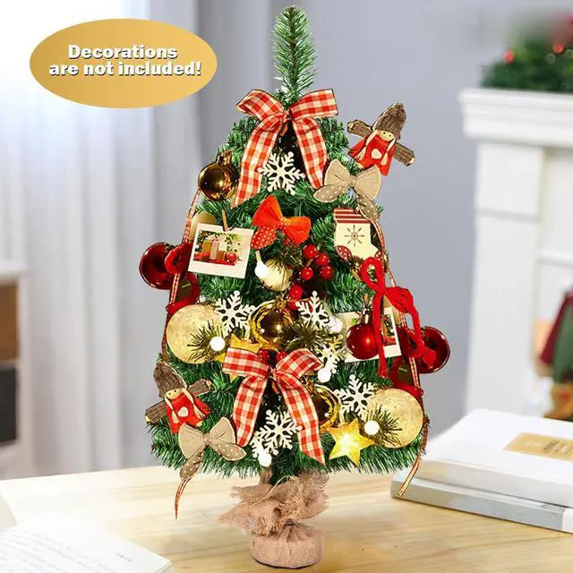 Alt view image 6 of 7 - Costway 3Ft Artificial PVC Christmas Tree Tabletop Season Decoration