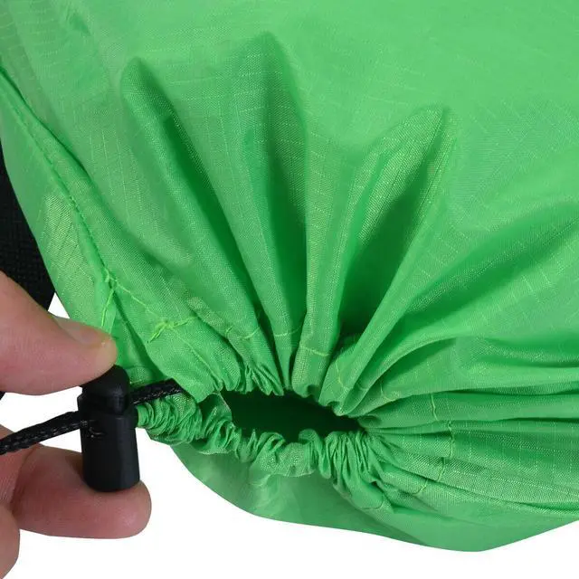 Alt view image 3 of 7 - Outdoor Portable Lazy Inflatable Sleeping Camping Bed Green