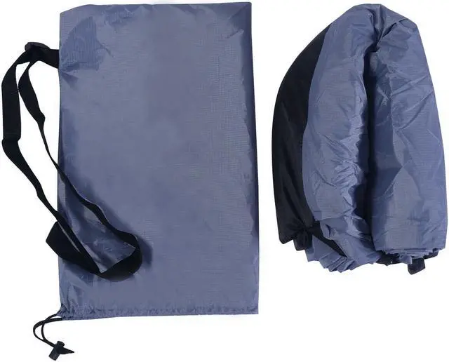 Alt view image 3 of 6 - Outdoor Portable Lazy Inflatable Sleeping Camping Bed Gray