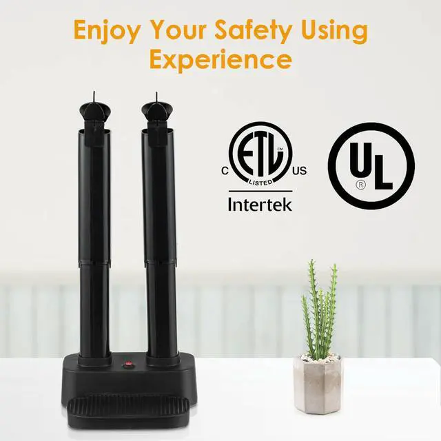 Alt view image 7 of 7 - 2-Shoe Electric Shoe Dryer Warmer Portable Adjustable Boots Socks Gloves Helmets