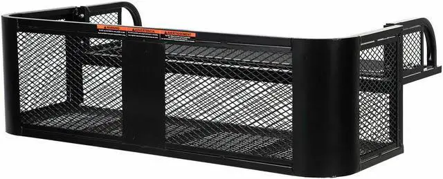 Main image of ATV UTV Universal Rear Drop Basket Rack Steel Cargo Hunting