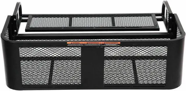 Alt view image 4 of 7 - ATV UTV Universal Rear Drop Basket Rack Steel Cargo Hunting