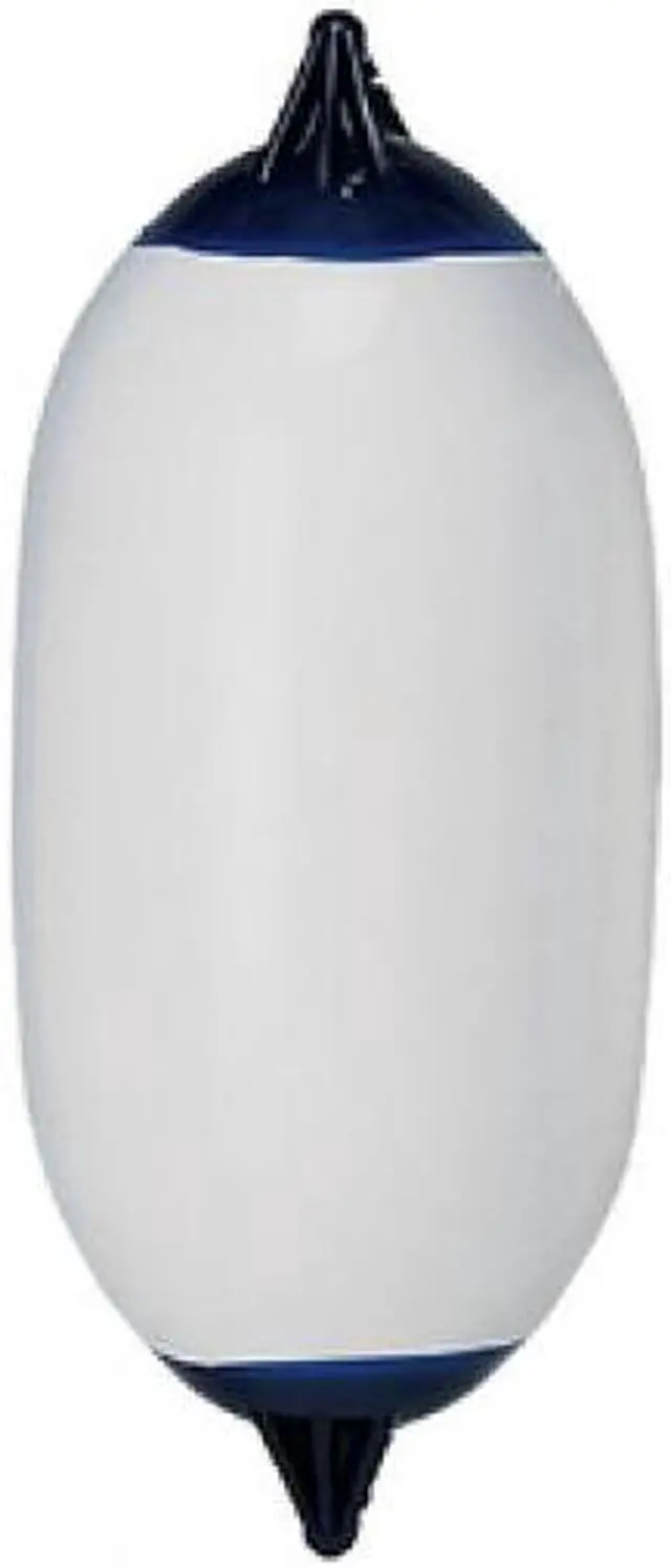 Main image of Polyform U.S. F-7 Twin Eye Fender 15 Inch X 41 Inch White - F-7-WHITE