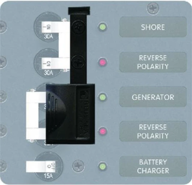 Alt view image 5 of 9 - Blue Sea AC A-Series Circuit Breaker Lockout Slide - 4125