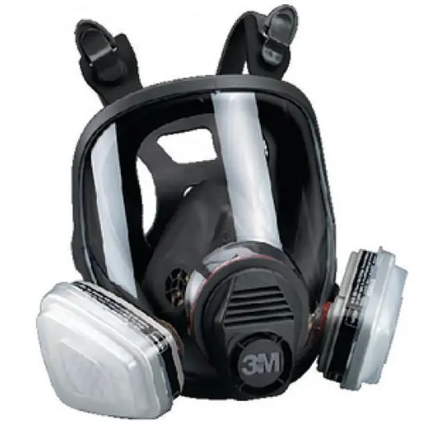 Alt view image 3 of 6 - 3M Large Thermoplastic Elastomer Full Face Reusable Series 6000 Facepiece