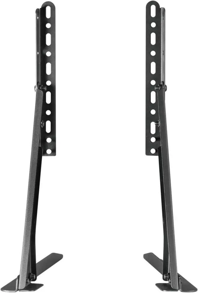 Alt view image 4 of 8 - PROMOUNTS Universal TV Stand Base Replacement, Black Tabletop Pedestal Mount for LCD LED Plasma TVs, Fits 13"-70" Screens, Supports up to 110lbs