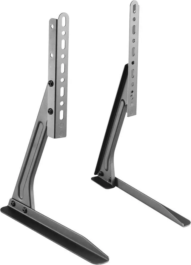 Alt view image 2 of 8 - PROMOUNTS Universal TV Stand Base Replacement, Black Tabletop Pedestal Mount for LCD LED Plasma TVs, Fits 13"-70" Screens, Supports up to 110lbs