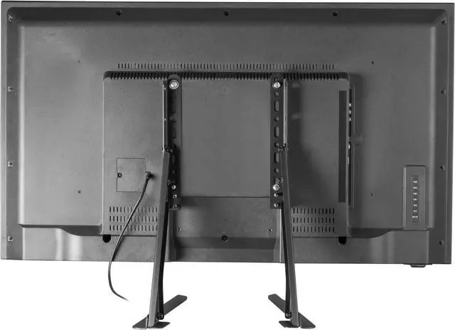 Alt view image 5 of 8 - PROMOUNTS Universal TV Stand Base Replacement, Black Tabletop Pedestal Mount for LCD LED Plasma TVs, Fits 13"-70" Screens, Supports up to 110lbs