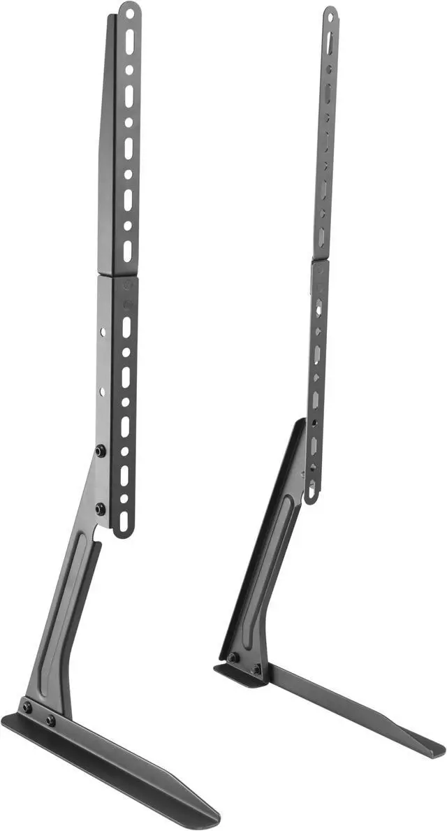 Main image of PROMOUNTS Universal TV Stand Base Replacement, Black Tabletop Pedestal Mount for LCD LED Plasma TVs, Fits 13"-70" Screens, Supports up to 110lbs