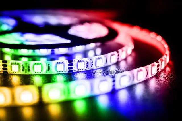 Alt view image 5 of 8 - WIFI Smart 16FT Multicolored LED Light Strip Voice with Amazon Alexa and Google Assistant Compatible Music Activated Timer Mode Remote Included