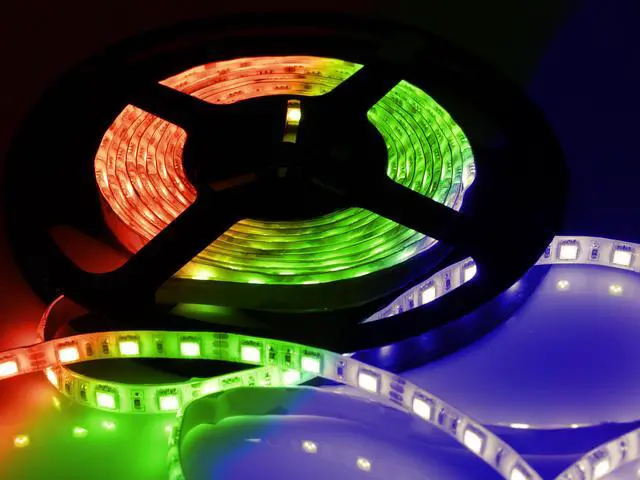 Alt view image 7 of 8 - WIFI Smart 16FT Multicolored LED Light Strip Voice with Amazon Alexa and Google Assistant Compatible Music Activated Timer Mode Remote Included