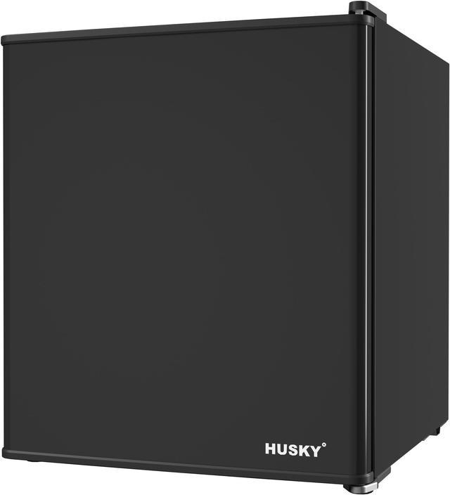HUSKY Solid Door 1.5-cu ft Standard-depth Freestanding Mini Fridge (Black)  ENERGY STAR in the Mini Fridges department at