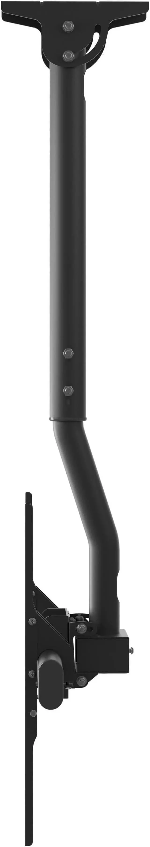 Alt view image 6 of 7 - 37-90 in. Height Adjustable TV Ceiling Mount for TVs up to 110lbs   with Touch Tilt Technology
