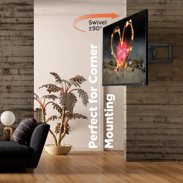 Alt view image 3 of 7 - ProMounts Premium Full Motion TV Wall Mount | For TVs 37" - 100"