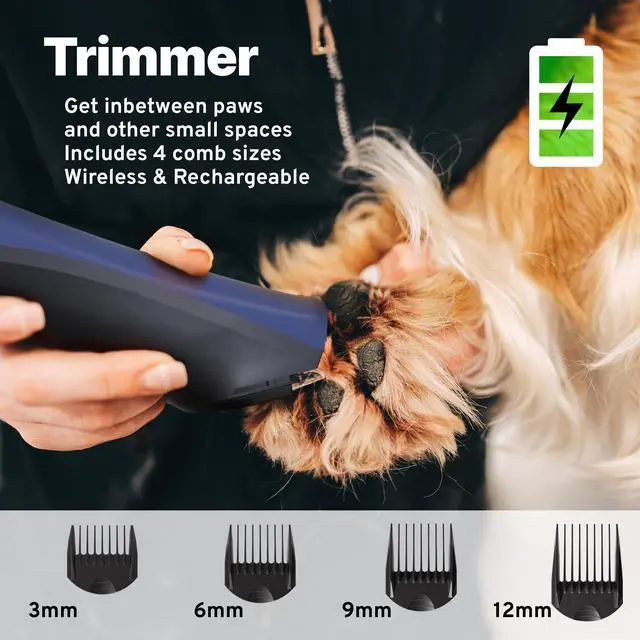 Alt view image 5 of 7 - One Pet Professional Grooming Kit with Vacuum Function-3.2L Capacity
