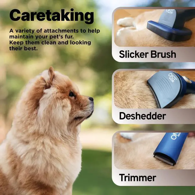 Alt view image 7 of 7 - One Pet Professional Grooming Kit with Vacuum Function-3.2L Capacity