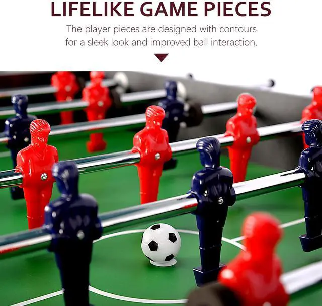 Alt view image 3 of 5 - 46 Full-Size Foosball Table with Heavy-Duty Frame & Easy Assembly Game Room Table for Home or Office