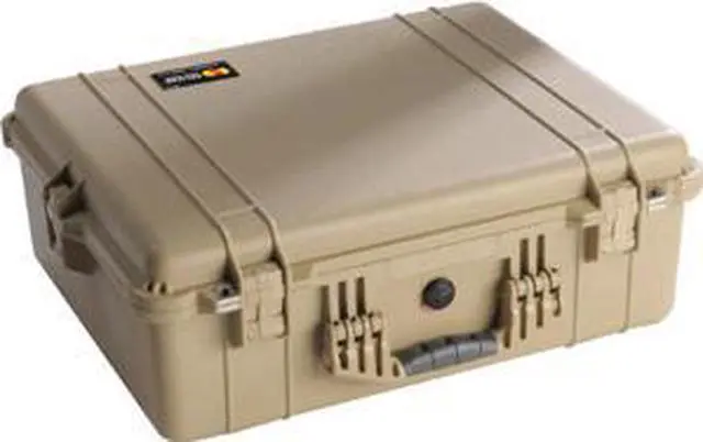 Alt view image 3 of 6 - Pelican 1600 Protector Pressurized 24x19x8in Case, Desert Tan w/Foam