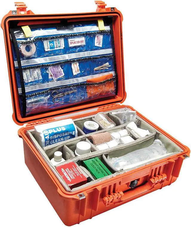 Alt view image 2 of 7 - Pelican 1550 EMS Organizer Watertight Hard Case #1550-005-150