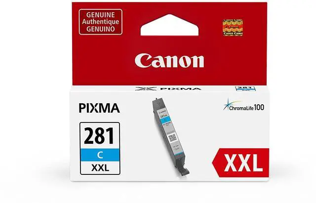 Alt view image 10 of 13 - Canon Cli-281 Xxl Ink Cartridge - Cyan