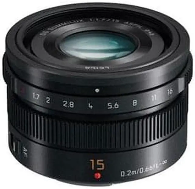 Alt view image 13 of 20 - Panasonic LUMIX G Leica DG Summilux 15mm f/1.7 Lens (Black)