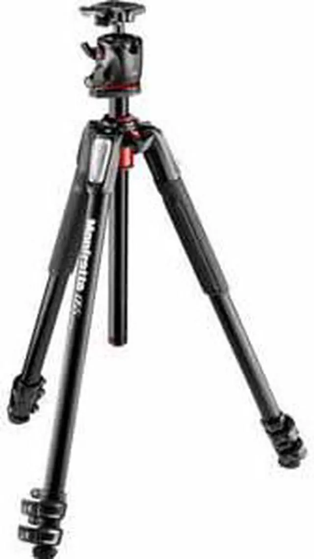Alt view image 2 of 11 - Manfrotto MK055XPRO3-BHQ2 Aluminum Tripod with XPRO Ball Head and 200PL QR Plate