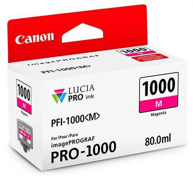 Alt view image 2 of 8 - Canon 0548C002 PFI-1000 Lucia Pro Ink Magenta