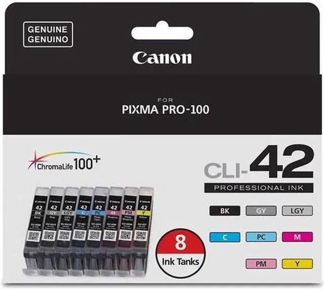 Alt view image 8 of 19 - Canon 6384B007 CLI-42 Ink Cartridge Black/Color