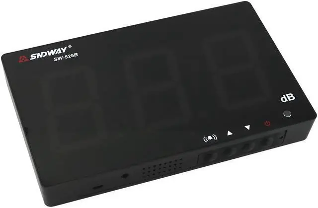 Alt view image 3 of 5 - SNDWAY SW-525B Digital Sound Level Meters 30-130dB Data to PC via USB Wall hanging type Noise Decibel Monitoring Testers Metro Diagnostic-tools