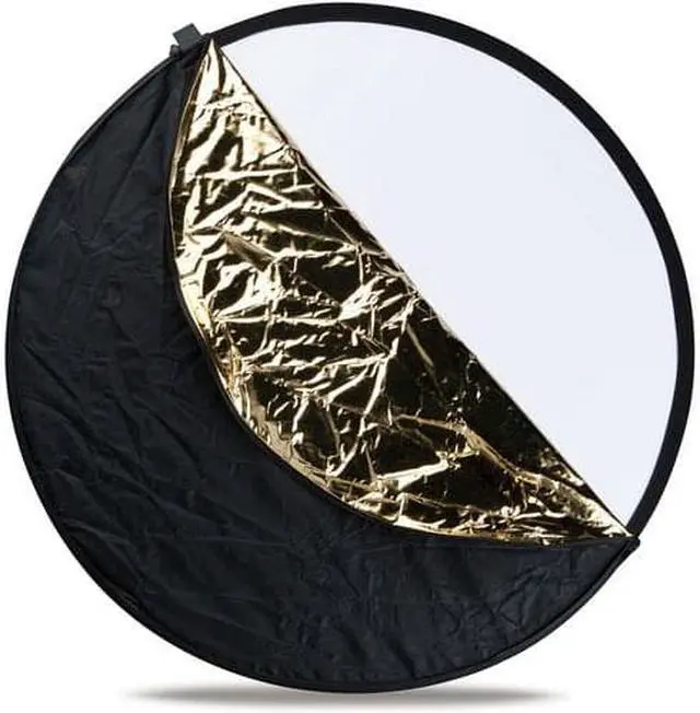 Alt view image 6 of 19 - Westcott Collapsible 5-in-1 Reflector with Gold Surface (20")