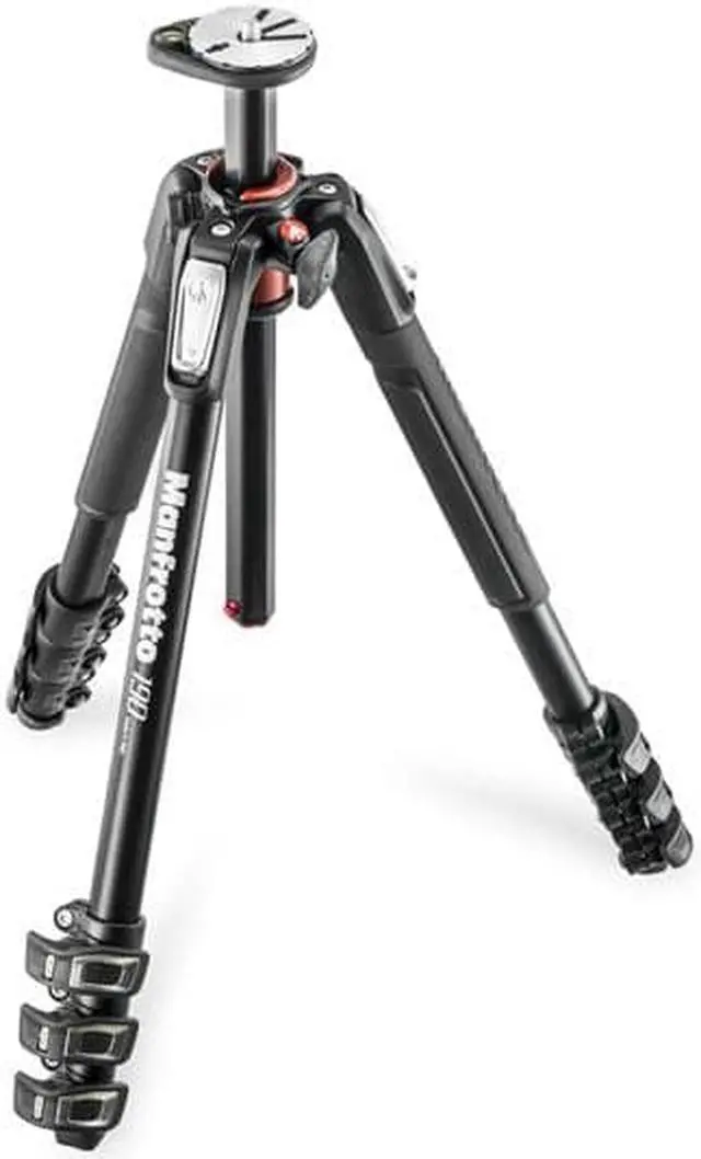 Alt view image 7 of 20 - Manfrotto 190XPRO 190 4-Section Aluminum Tripod with Horizontal Column