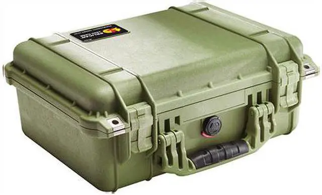 Alt view image 8 of 9 - Pelican 1450 Case with Foam (Olive Drab)