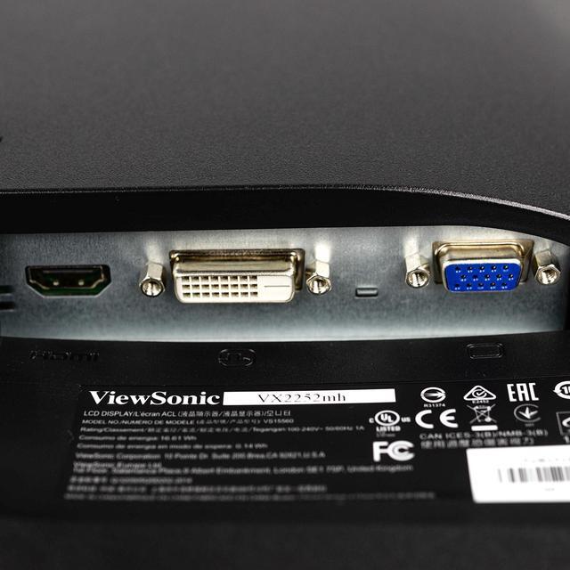Alt view image 7 of 7 - ViewSonic VX2252mh 22" Widescreen 1920x1080 16:9 TN LCD Monitor VGA HDMI DVI - Grade A