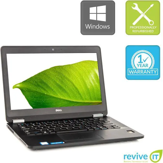 Main image of Dell Latitude E7270 12.5" Laptop Core i5 8GB 256GB SSD M.2 Integrated Graphics Win 10 Pro 1 Yr Wty B v.WCA