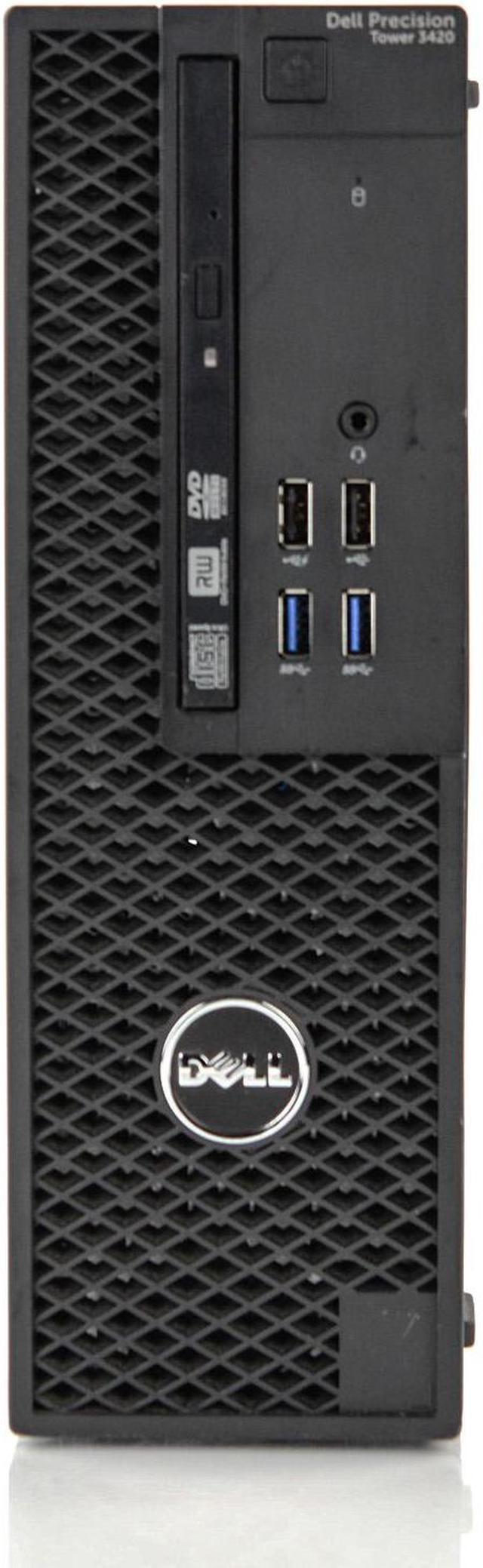 Refurbished: Dell Precision Tower 3420 SFF Desktop Quad-Core i5