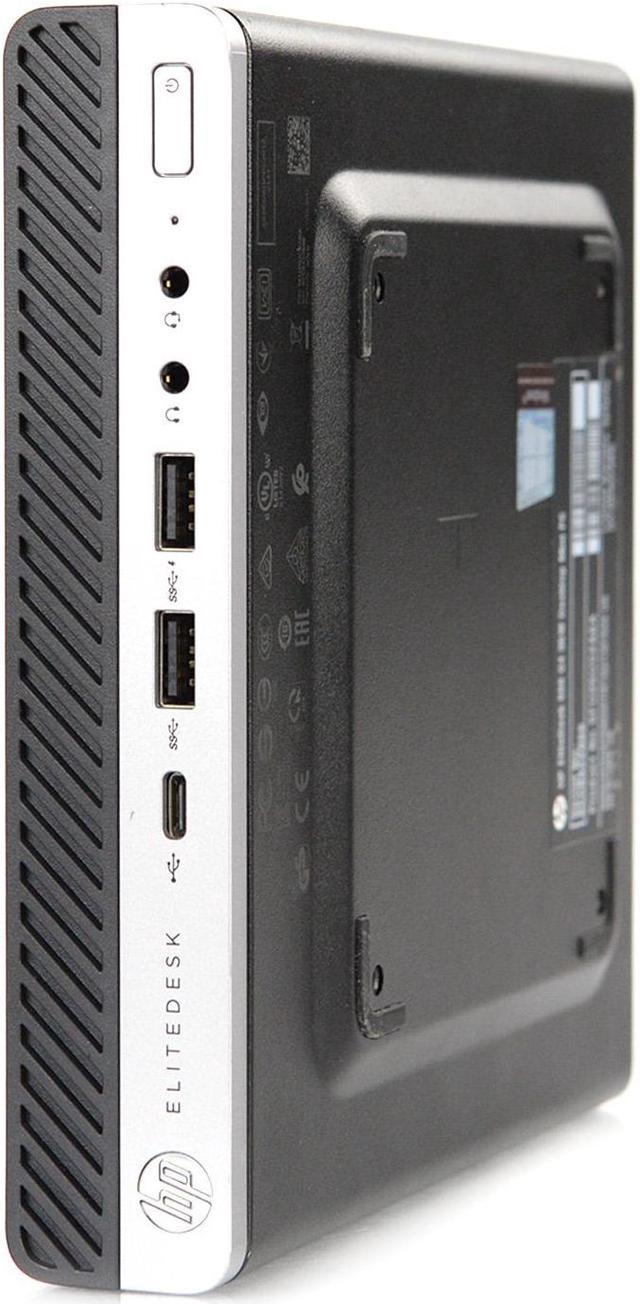 Refurbished: HP EliteDesk 800 G4 Desktop Mini i5-8500T 2.10GHz 8GB