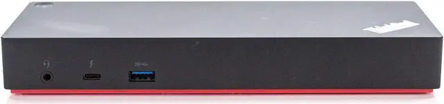 Alt view image 3 of 7 - Lenovo ThinkPad Thunderbolt 3 Dock 40AC Docking Station SD20Q68232 03X7133 DBB9003L1 w/ USB-C Cable & 135w AC Adapter