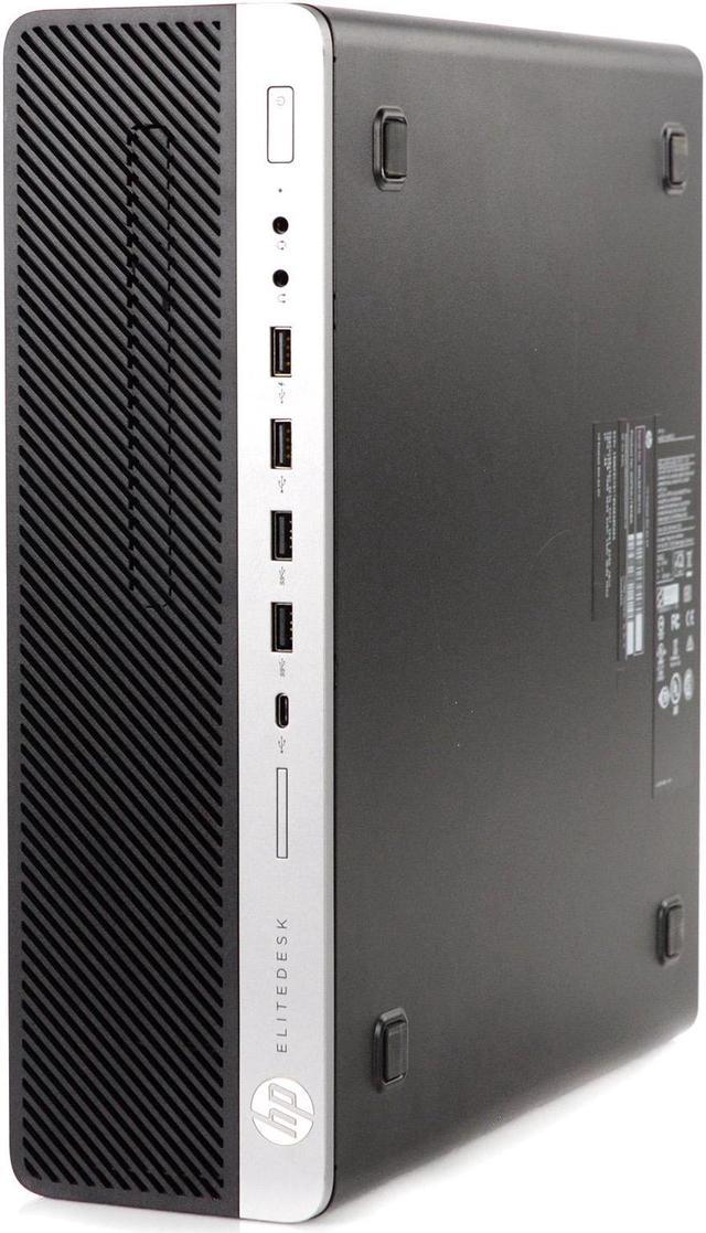 Refurbished: HP EliteDesk 800 G4 SFF PC Core i7-8700 3.20GHz 8GB