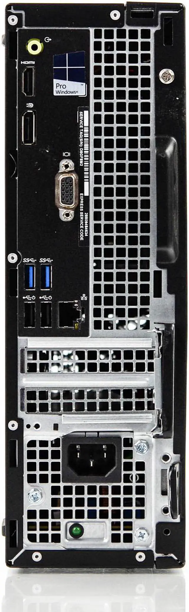 Alt view image 2 of 6 - Dell Optiplex 3050 SFF Core i3-7100 3.90GHz 8GB 256GB SSD Windows 10 Pro 1 Yr Wty