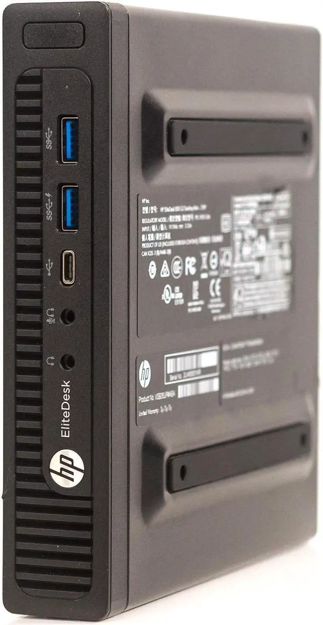Main image of HP EliteDesk 800 G2 Desktop Mini WiFi Core i5-6500T 2.50GHz 8GB 256GB SSD Windows 10 Pro 1 Yr Wty