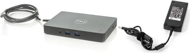 Main image of Dell Dock WD15 (No Power Adapter) USB Type-C Docking Station Only 5FDDV
