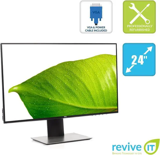 Alt view image 9 of 20 - Dell U2419H 24" UltraSharp monitor, FHD, IPS, 5ms, 1,000:1, 16.7M colors, 1920x1080, USB 3.0, HDMI, DisplayPort, VESA Mountable